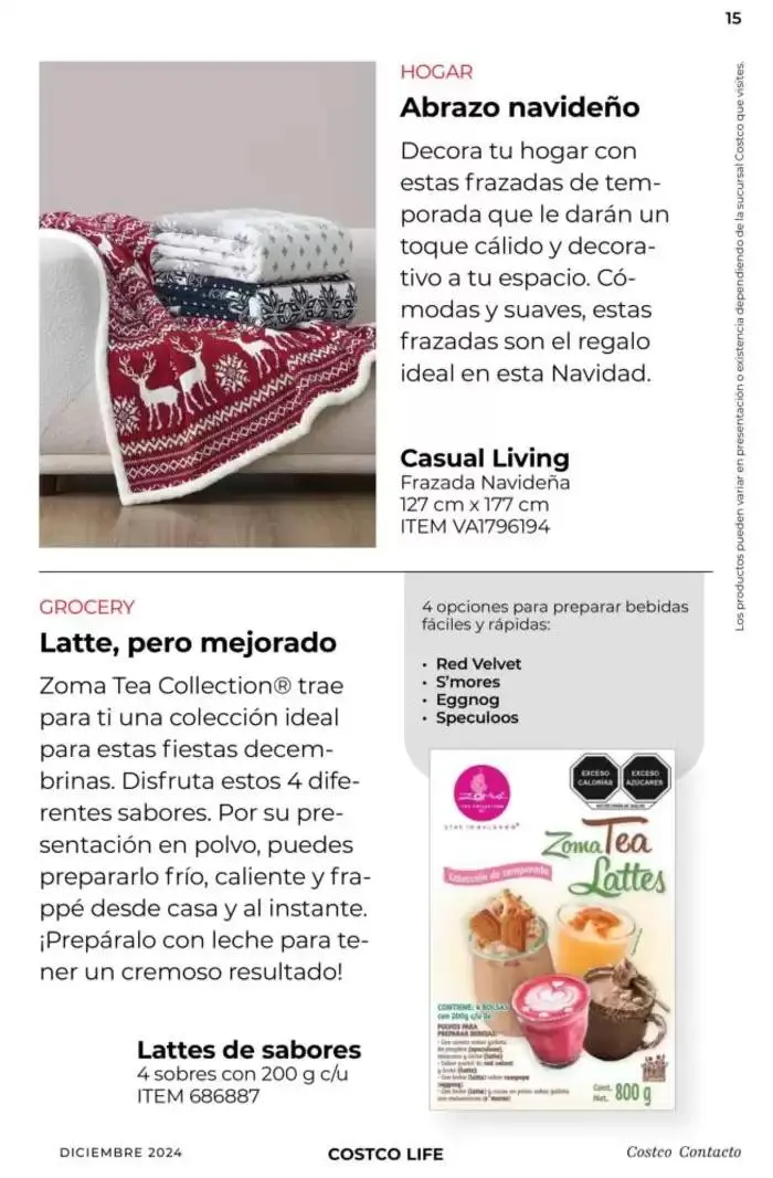 Catálogo de Costco Contacto 10 de diciembre al 31 de diciembre 2024 - Pagina 53