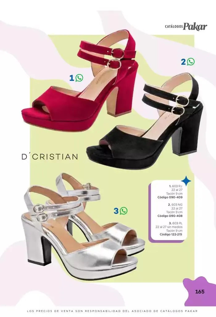 Catálogo de Pakar Sandalia 31 de enero al 31 de mayo 2025 - Pagina 165