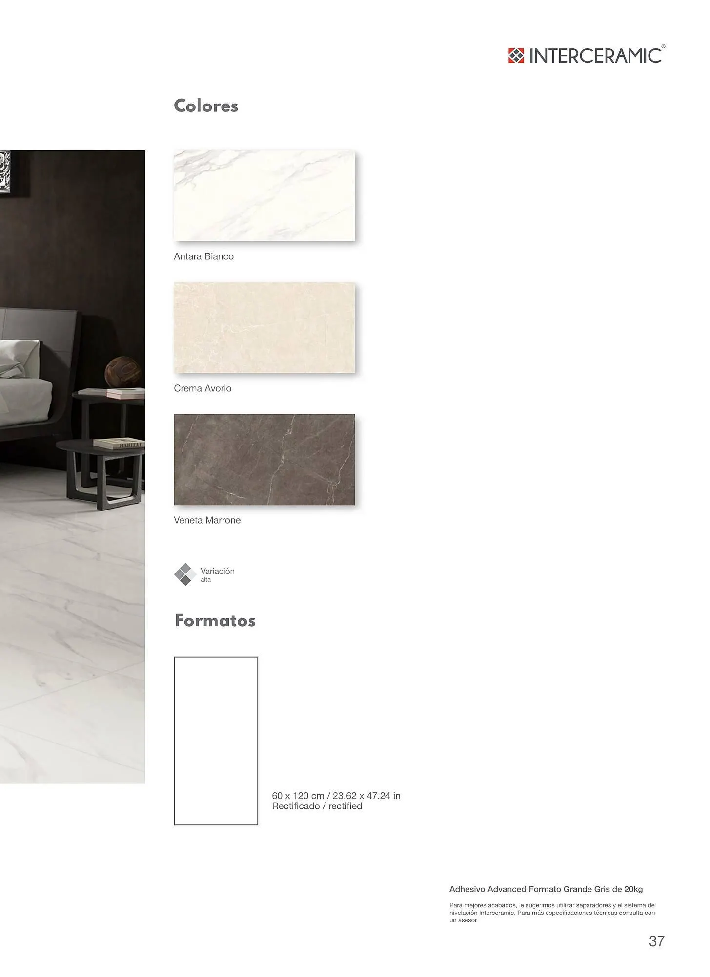 Catálogo de Catálogo Interceramic 12 de marzo al 31 de diciembre 2024 - Pagina 37