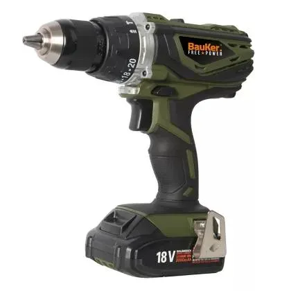 Rotomartillo Inalambrico 1/2" 18V + 2 Baterias 2AH y Cargador Bauker