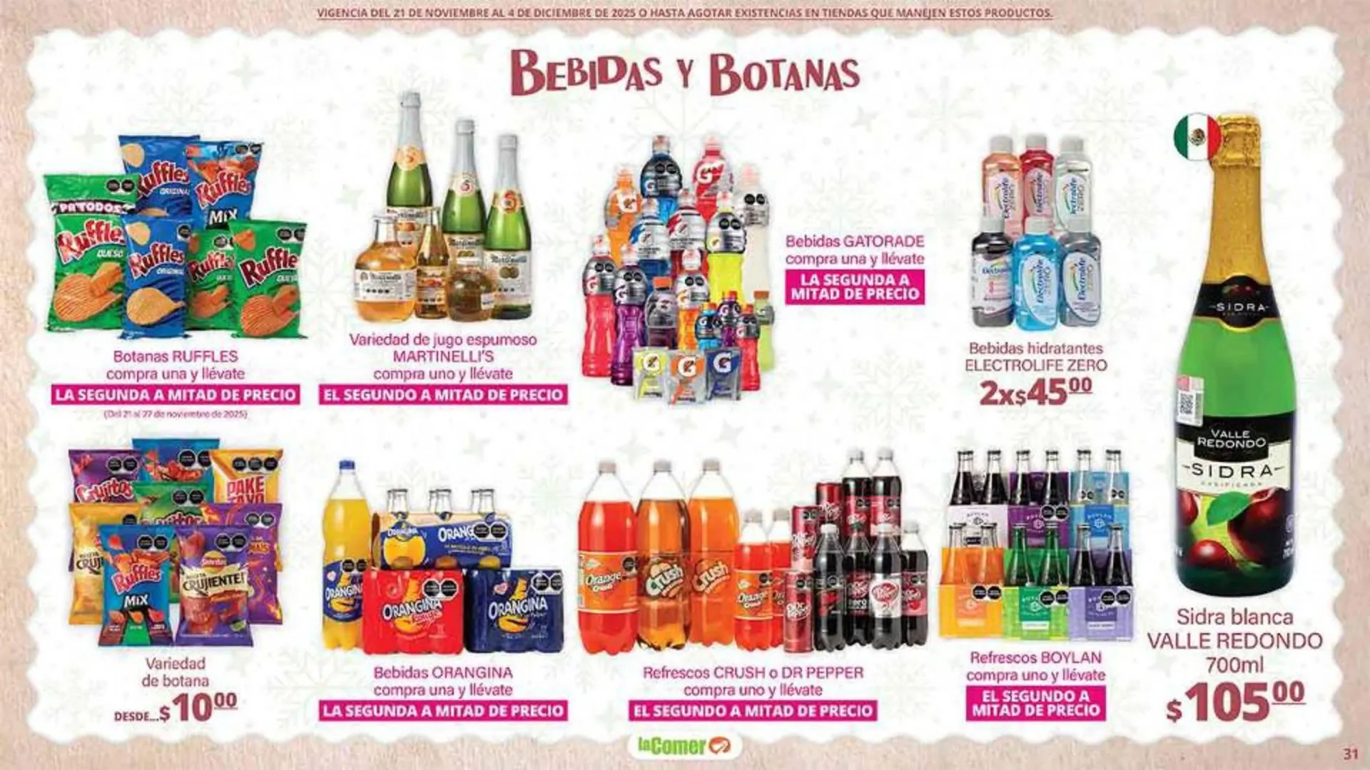 Catálogo de Folleto La Comer 21 de noviembre al 4 de diciembre 2025 - Pagina 31