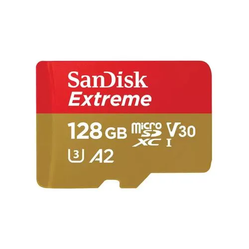 Memoria Flash Sandisk Extreme 128Gb Microsdxc Uhs-I Clase 10 Sdsqxaa-128G-Gn6Ma