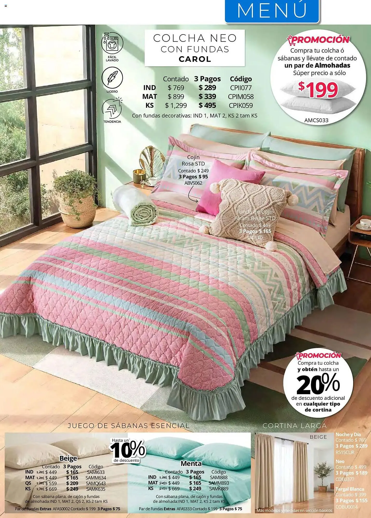 Catálogo de Catálogo Colchas Concord 1 de mayo al 1 de agosto 2026 - Pagina 113
