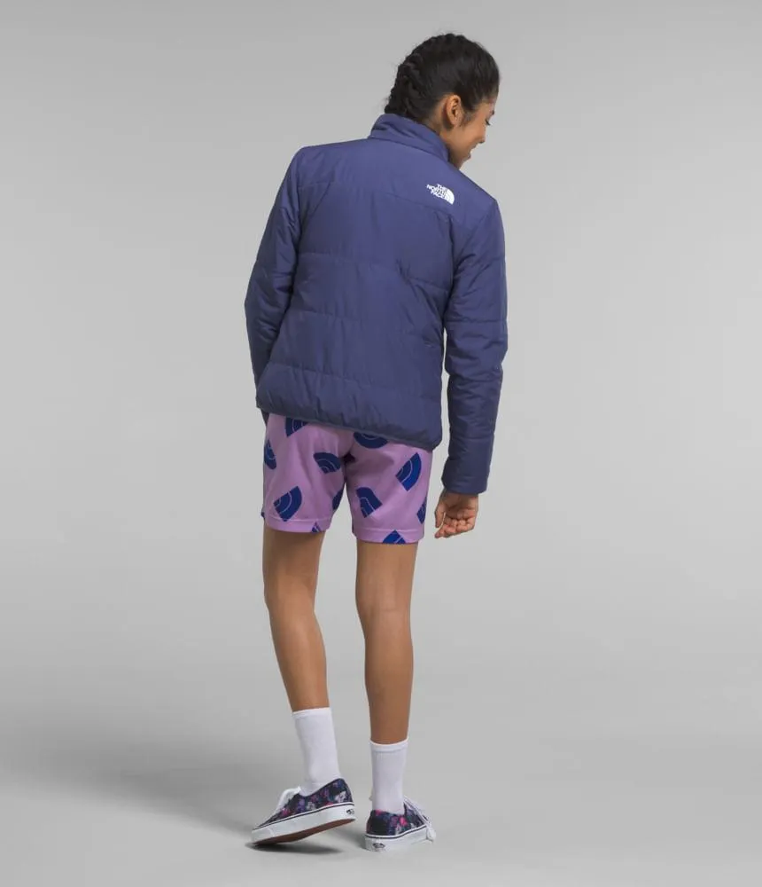 Chamarra Reversible Mossbud Niña Morado