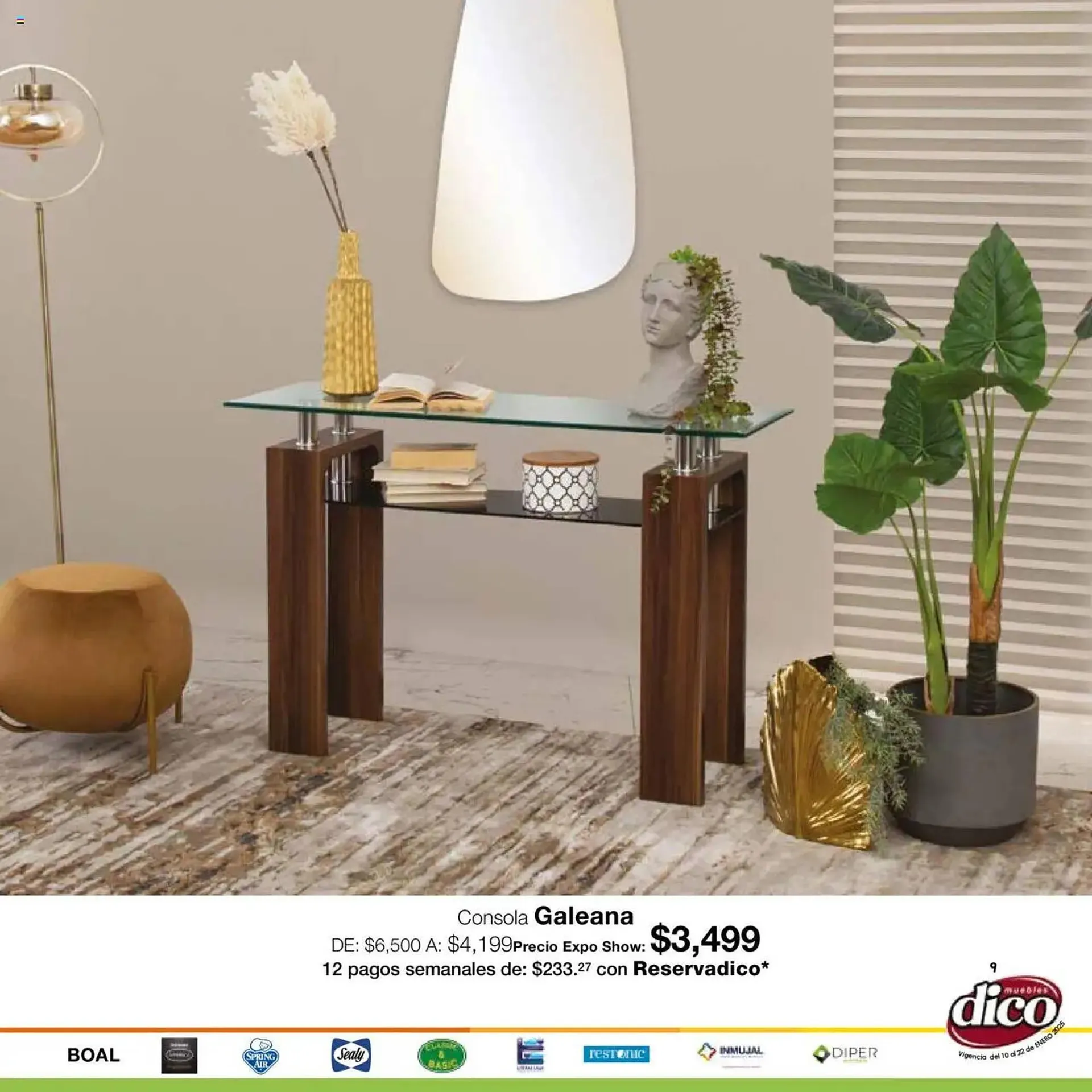 Catálogo de Catálogo Muebles Dico 10 de enero al 22 de enero 2025 - Pagina 9