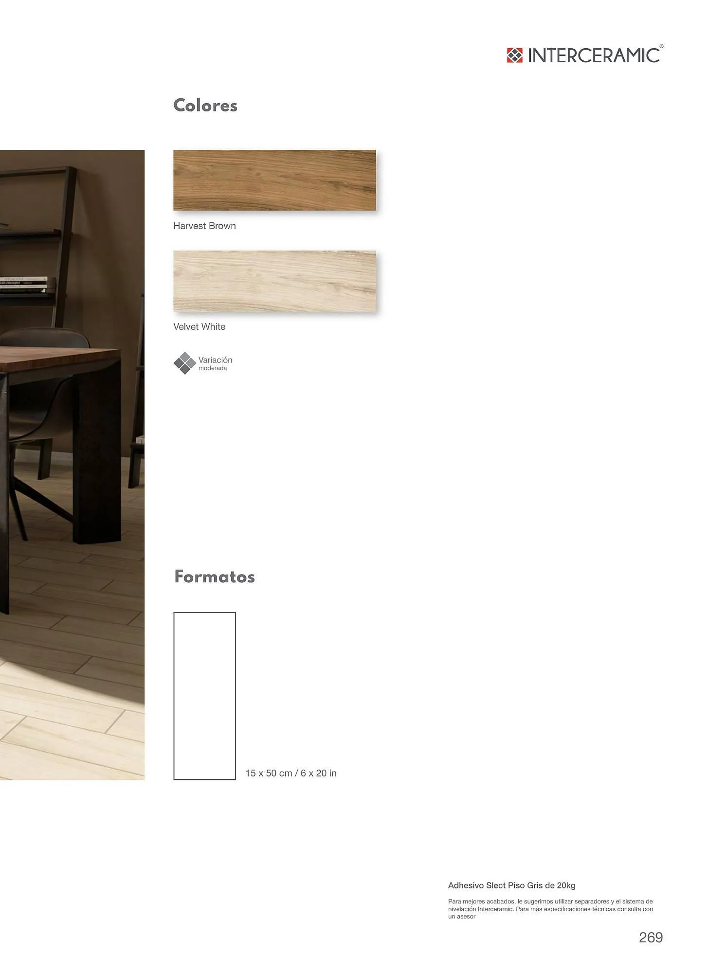 Catálogo de Catálogo Interceramic 12 de marzo al 31 de diciembre 2024 - Pagina 269