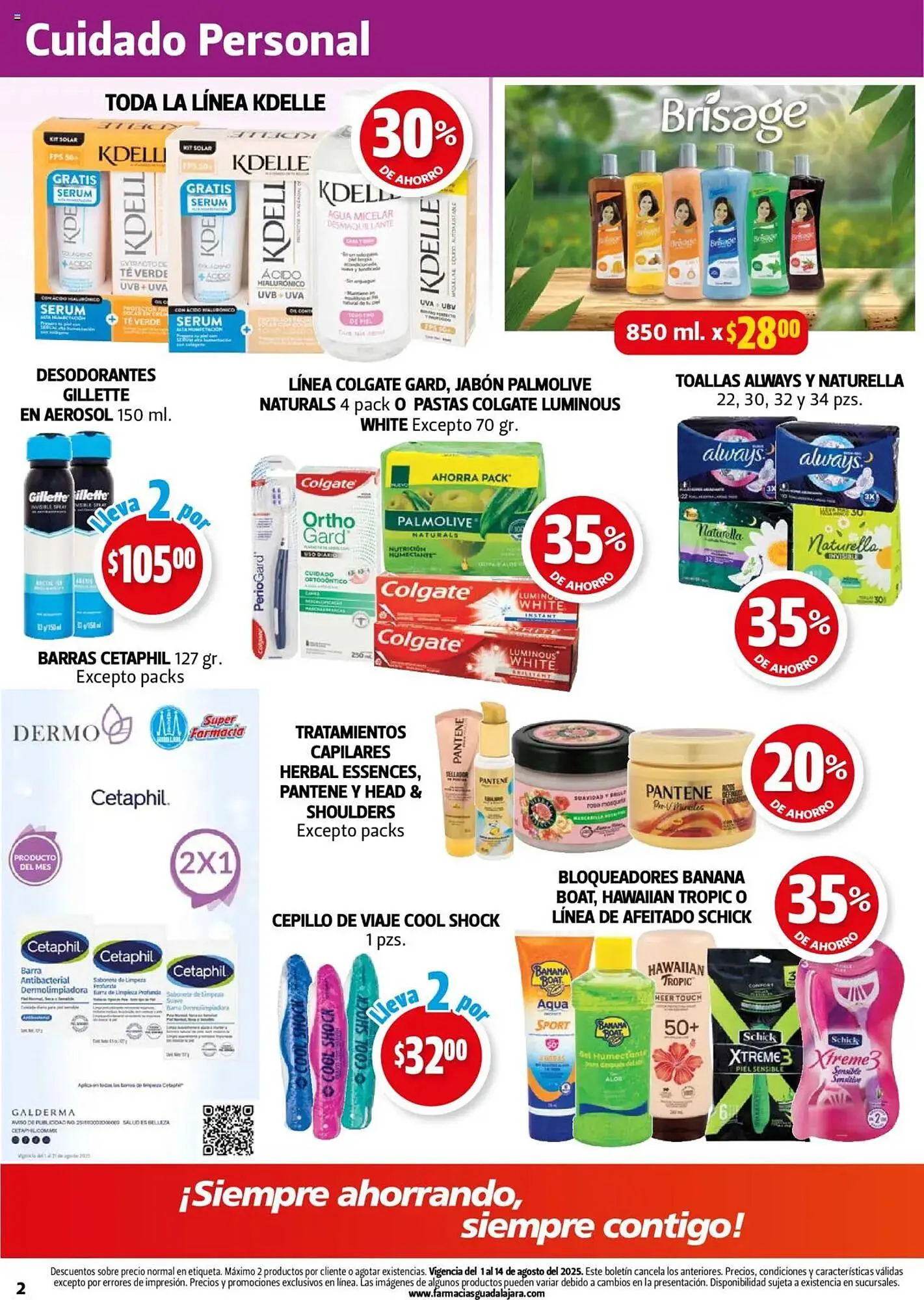 Catálogo de Catálogo Farmacias Guadalajara 1 de agosto al 15 de agosto 2025 - Pagina 2