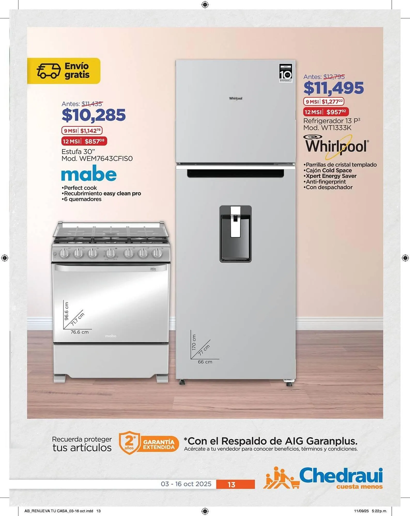 Catálogo de Folleto Chedraui 6 de octubre al 16 de octubre 2025 - Pagina 13