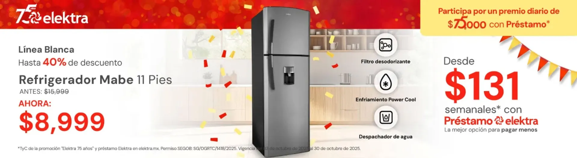 Catálogo de Catálogo Elektra 8 de octubre al 30 de octubre 2025 - Pagina 7