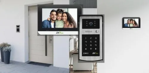 ZKTeco Videoportero VK07-B53L, Monitor 7", Altavoz, Alámbrico, Plata