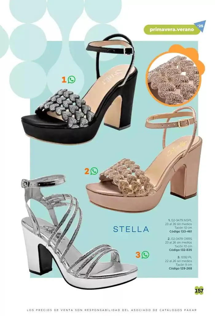 Catálogo de Pakar Sandalia 31 de enero al 31 de mayo 2025 - Pagina 157