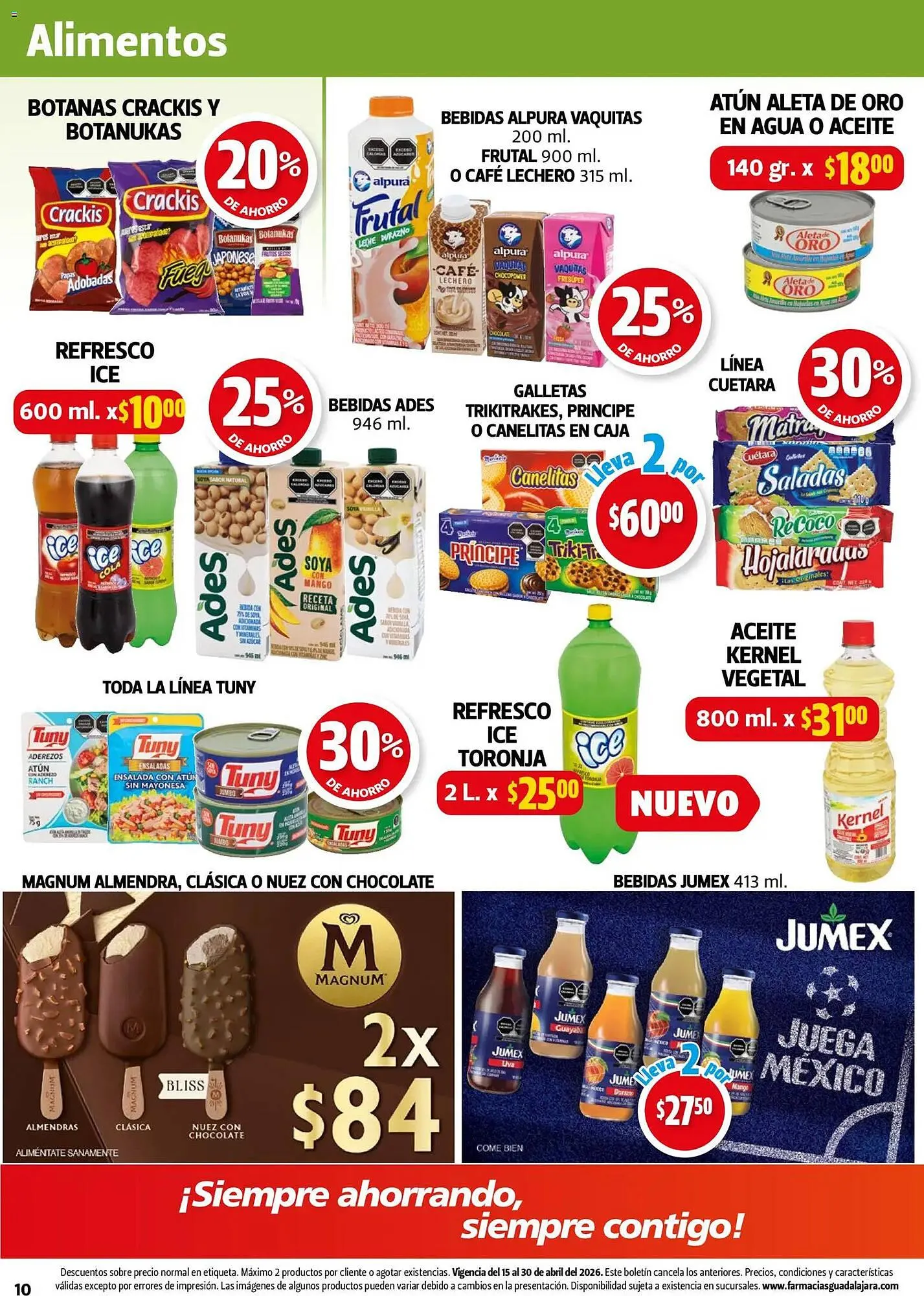 Catálogo de Folleto Farmacias Guadalajara 15 de abril al 1 de mayo 2026 - Pagina 10