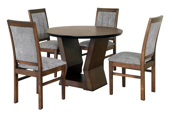 Antecomedor Kani 4 Sillas Redondo