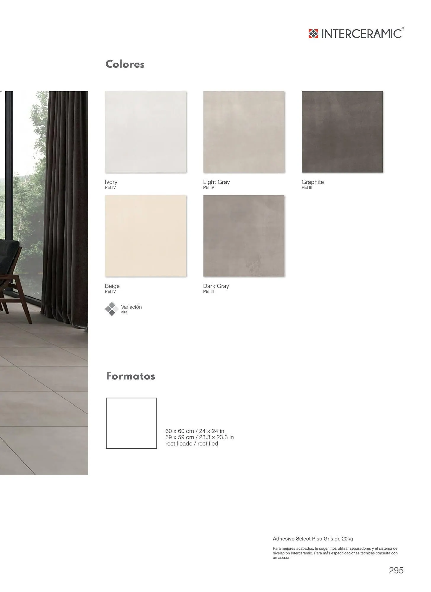 Catálogo de Catálogo Interceramic 12 de marzo al 31 de diciembre 2024 - Pagina 295