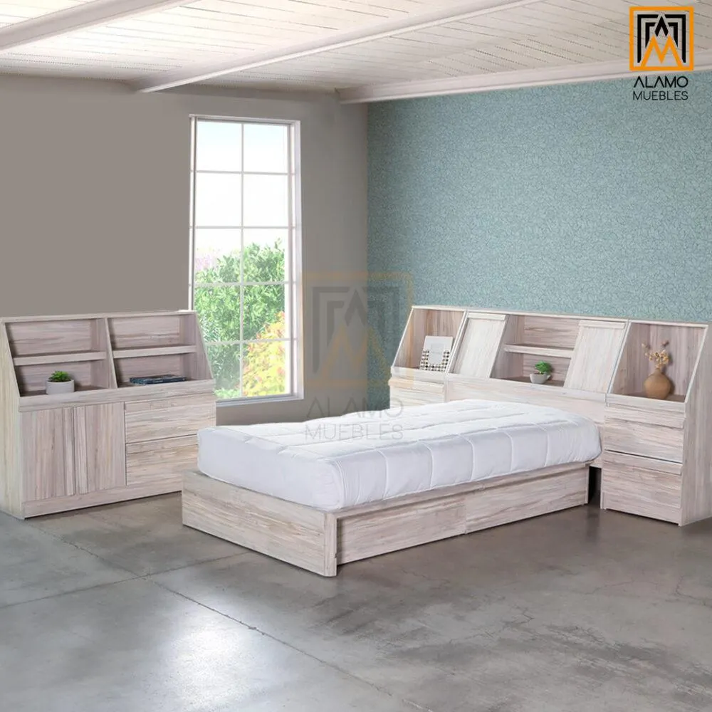 Recámara Indiana Individual Ambrossia s/espejo