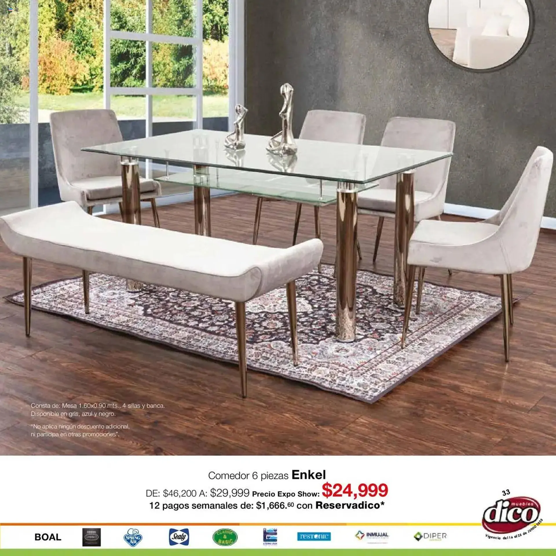 Catálogo de Catálogo Muebles Dico 12 de junio al 25 de junio 2025 - Pagina 33