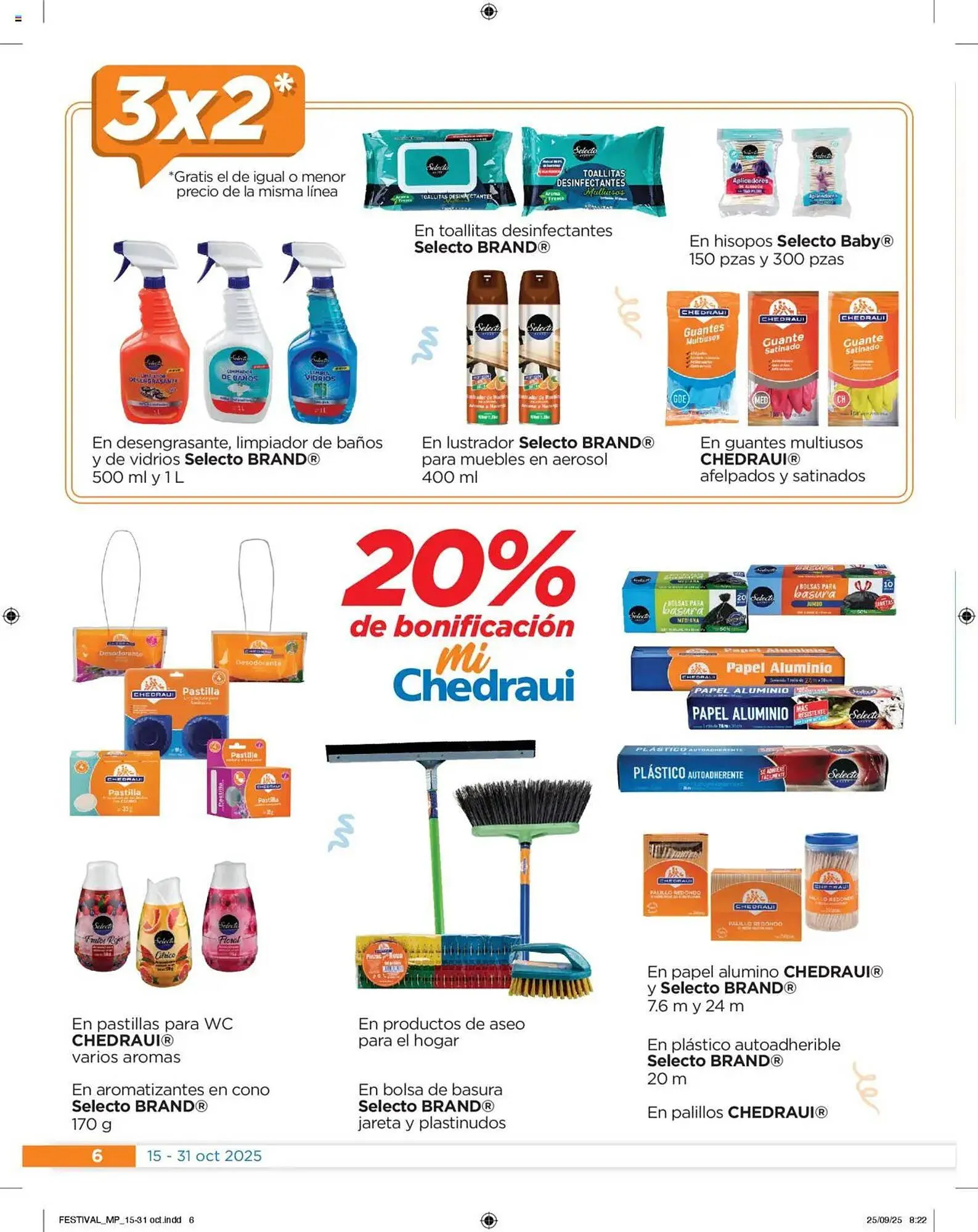 Catálogo de Folleto Chedraui 15 de octubre al 1 de noviembre 2025 - Pagina 6