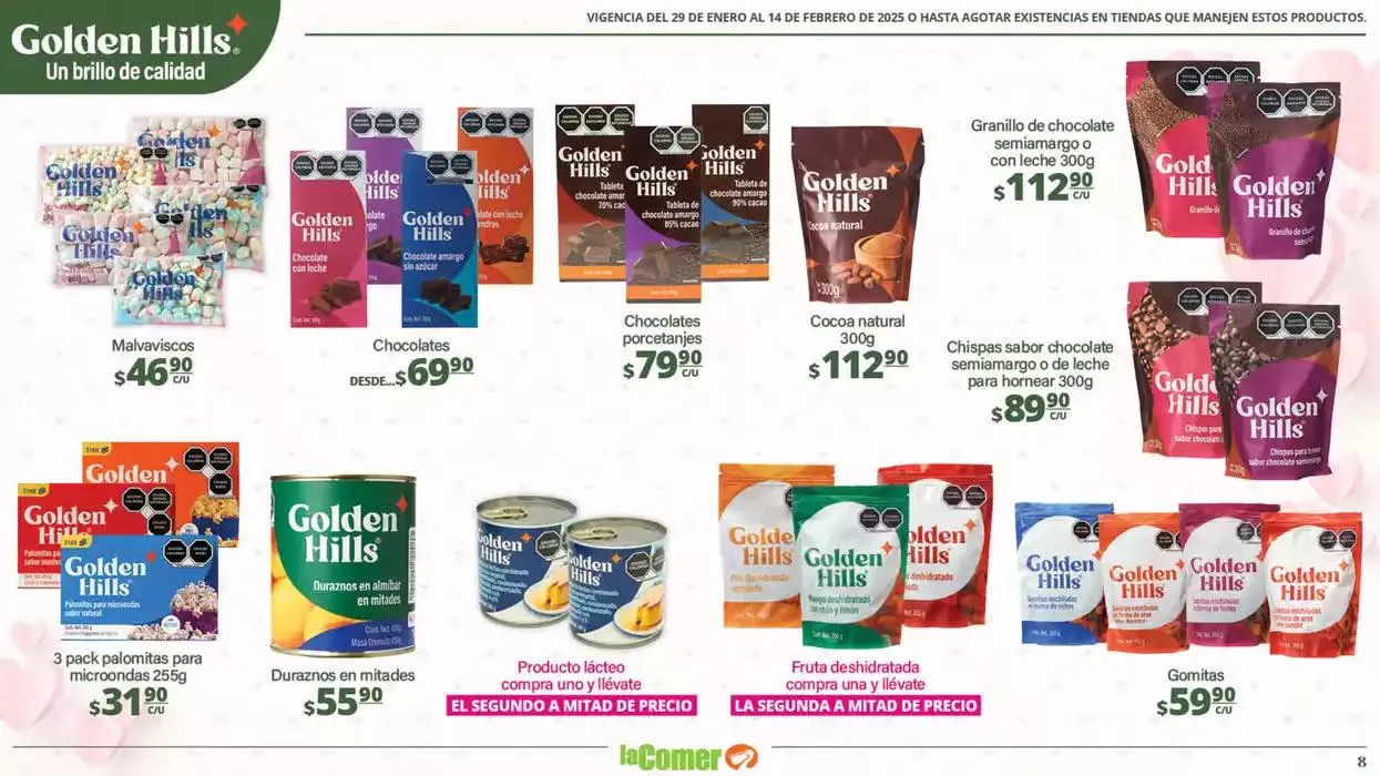 Catálogo de La Comer especial San Valentín 29 de enero al 14 de febrero 2025 - Pagina 8