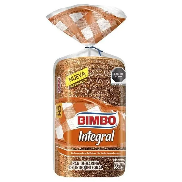 Pan integral Bimbo 350 g