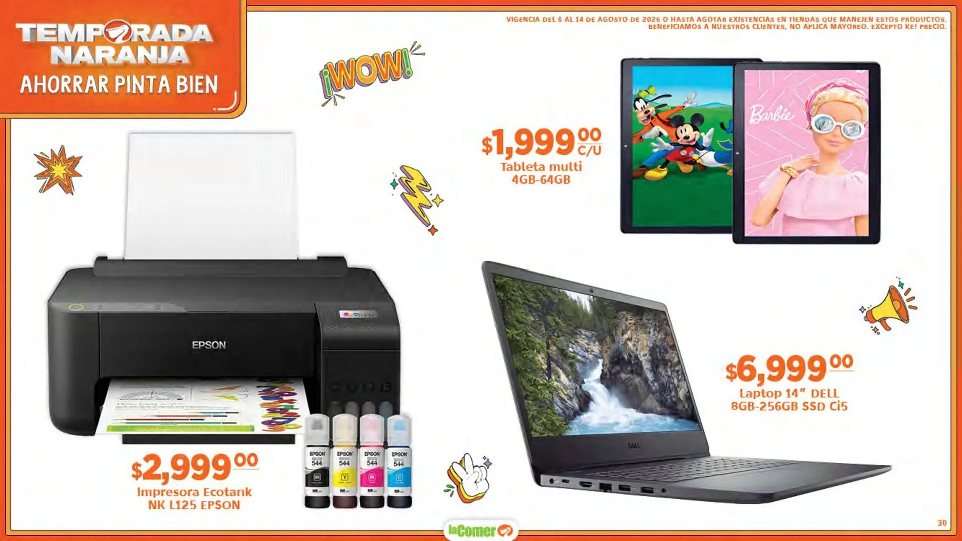 Catálogo de Catálogo La Comer 6 de agosto al 14 de agosto 2025 - Pagina 30