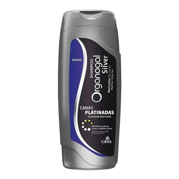 Shampoo Grisi organogal silver canas plata 400 ml
