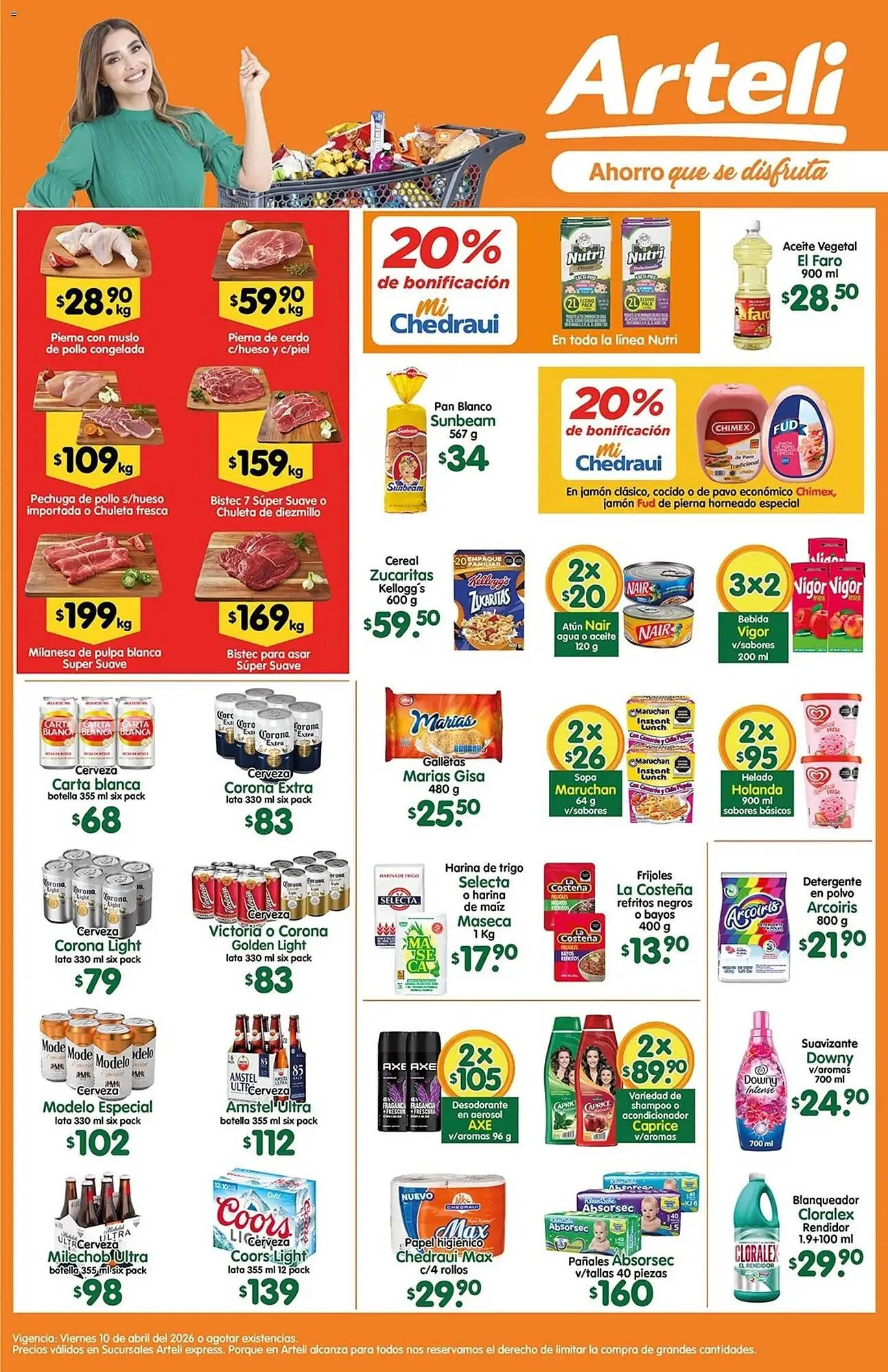 Catálogo de Folleto Arteli 10 de abril al 11 de abril 2026 - Pagina 1