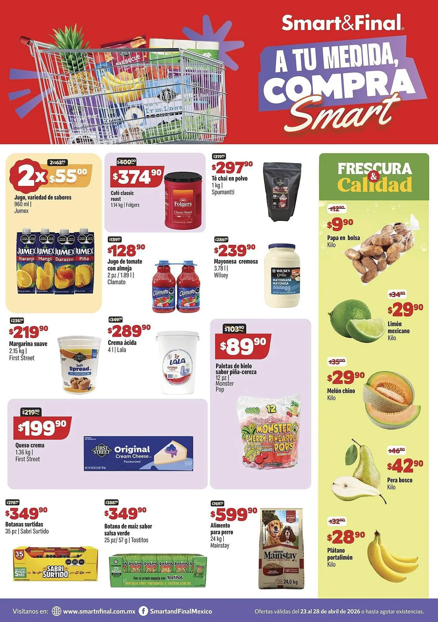 Catálogo de Catálogo Smart & Final 23 de abril al 28 de abril 2026 - Pagina 1