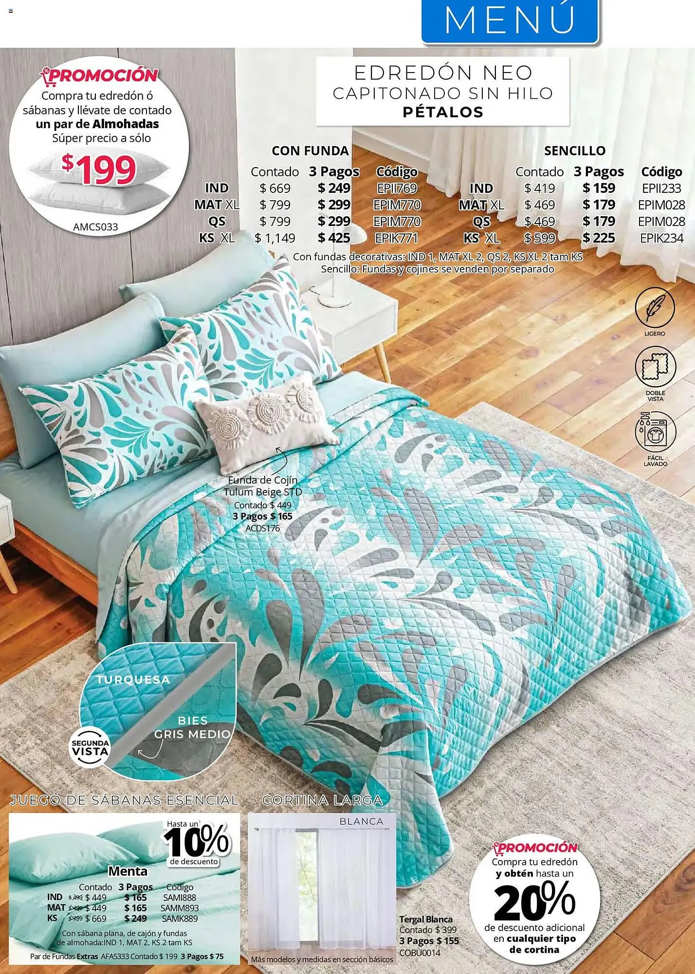 Catálogo de Catálogo Colchas Concord 1 de mayo al 1 de agosto 2026 - Pagina 94