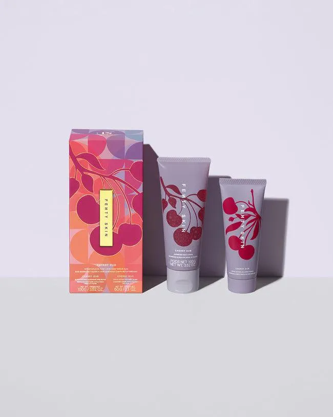 Cherry Dub Retexturizing Face + Body Scrub Duo