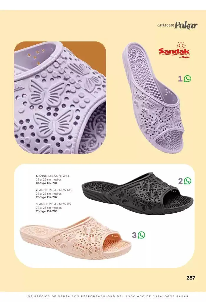 Catálogo de Pakar Sandalia 31 de enero al 31 de mayo 2025 - Pagina 287