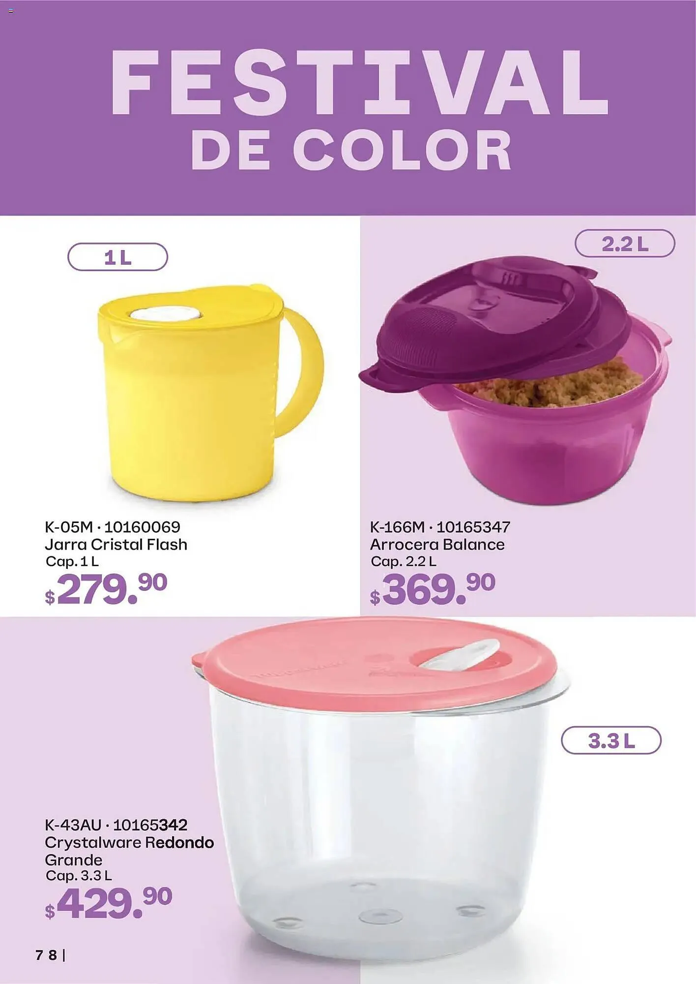 Catálogo de Catálogo Tupperware 23 de febrero al 23 de marzo 2026 - Pagina 78