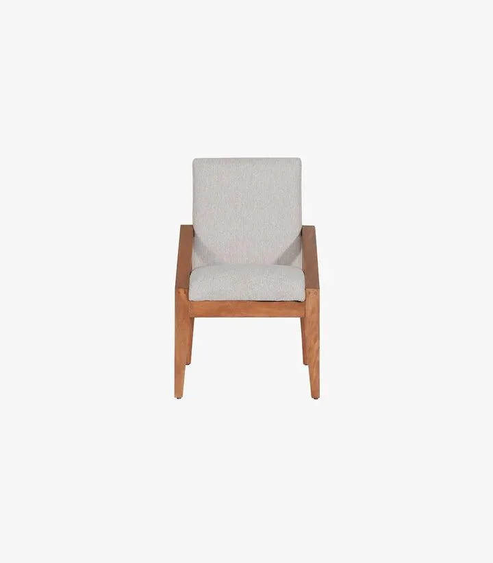 Silla Uxmal de tela color gris