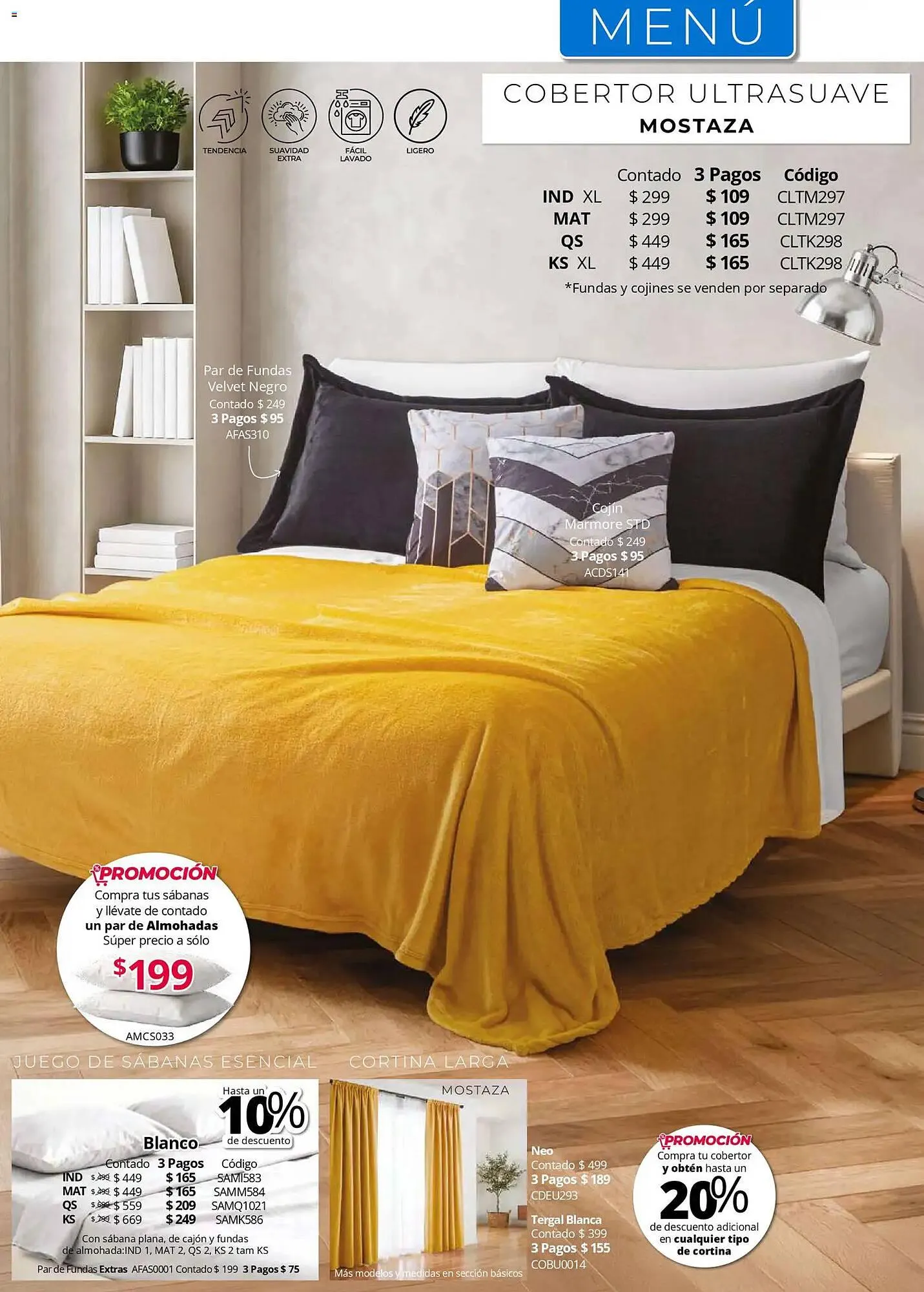Catálogo de Catálogo Colchas Concord 1 de mayo al 1 de agosto 2026 - Pagina 261