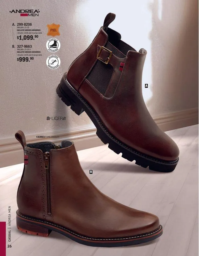 Catálogo de ANDREA - CALZADO CABALLERO 26 de agosto al 25 de enero 2025 - Pagina 114