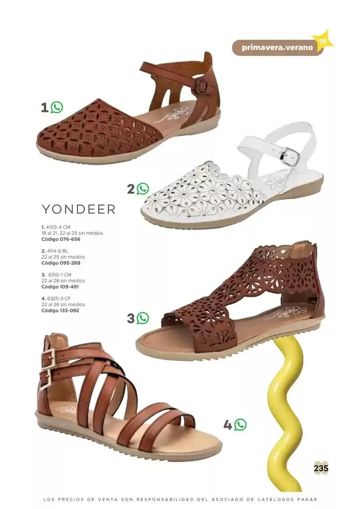 Catálogo de Pakar Sandalia 31 de enero al 31 de mayo 2025 - Pagina 235