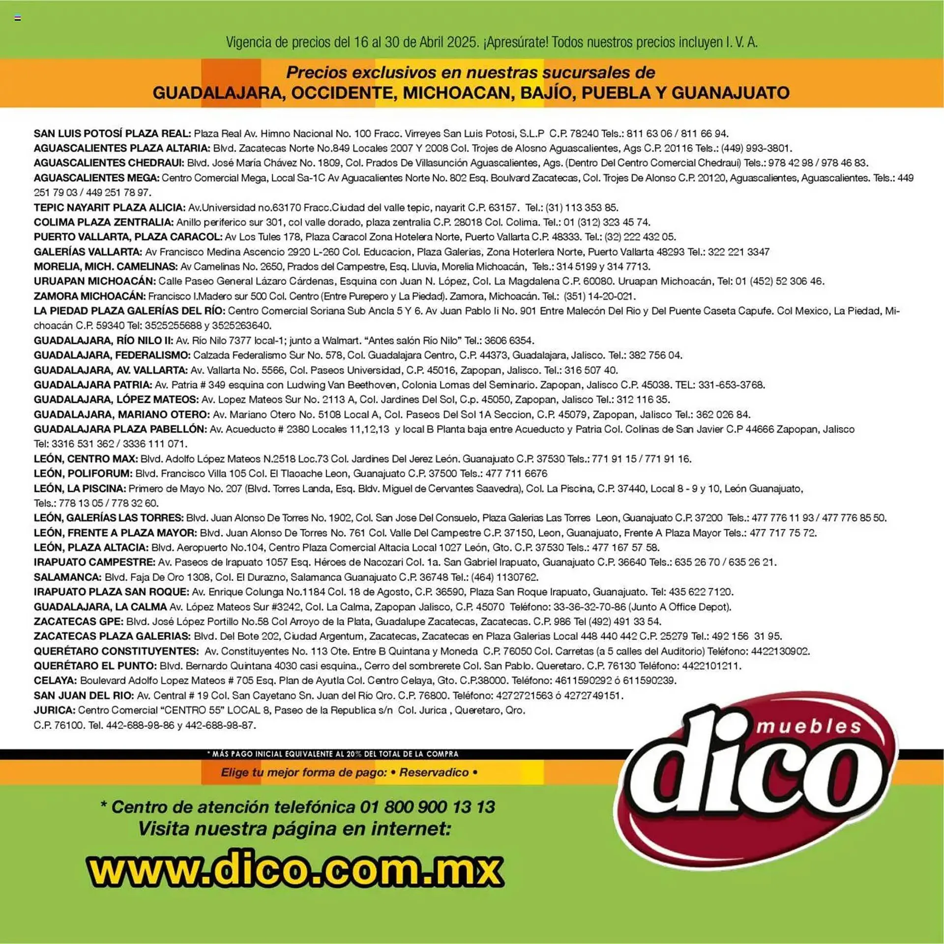 Catálogo de Catálogo Muebles Dico 16 de abril al 30 de abril 2025 - Pagina 18