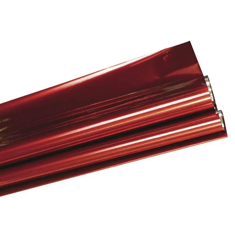 Papel Metálico Unifoil de .61 x 10 m Rojo