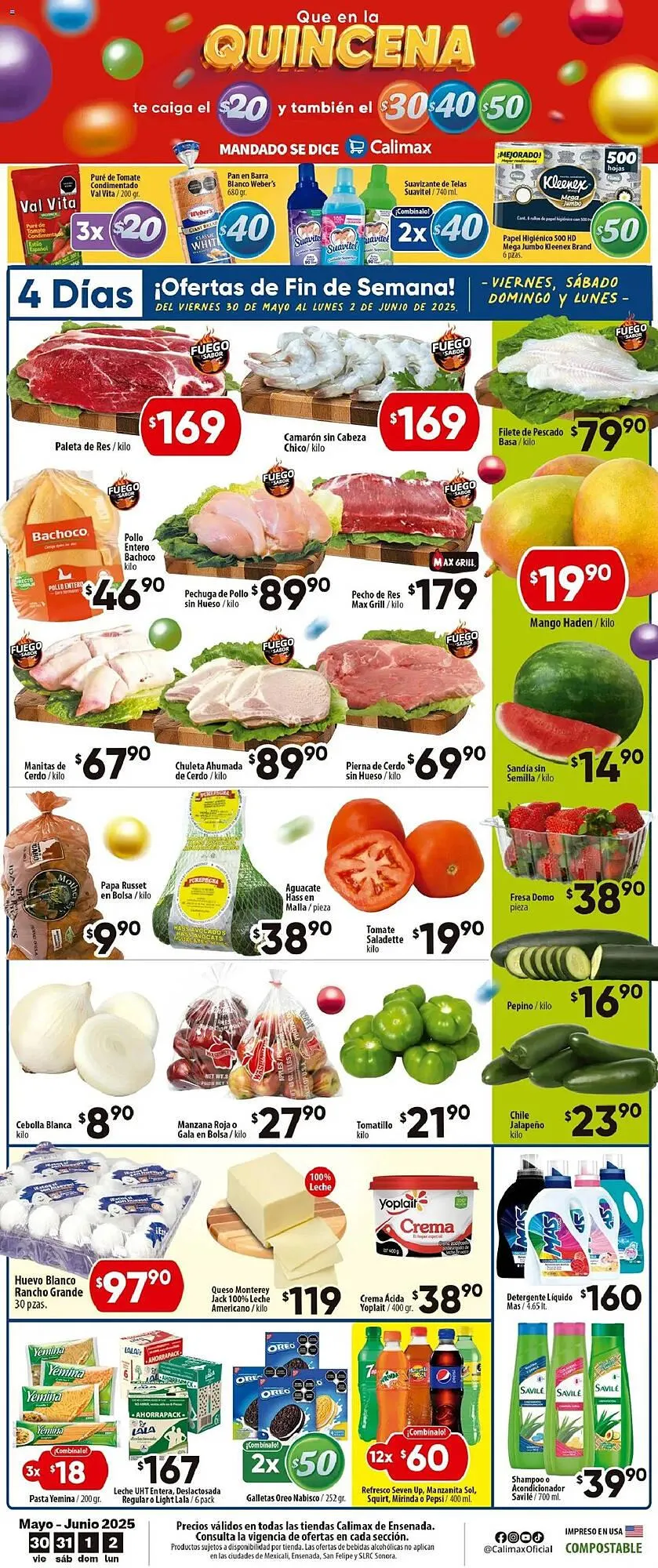 Catálogo de Catálogo Calimax 30 de mayo al 6 de junio 2025 - Pagina 1