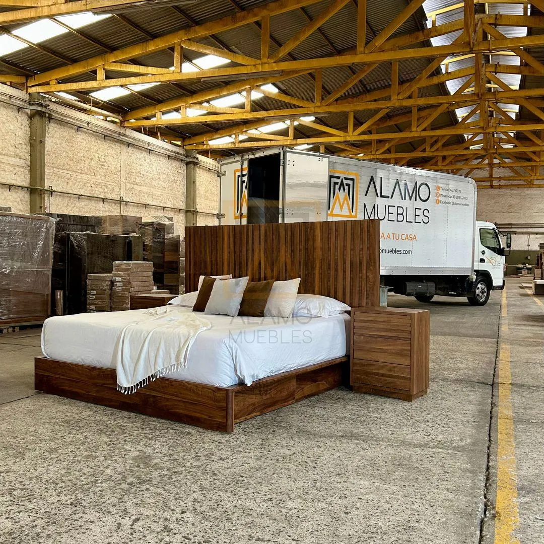 Set Aura King Size 4 Pzas Cab. Natural