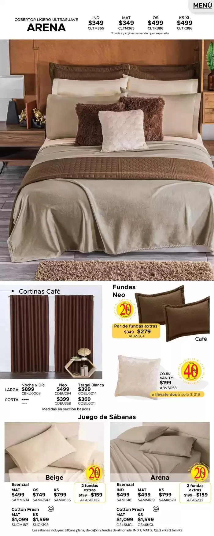 Catálogo de Ofertas Colchas Concord 4 de marzo al 31 de marzo 2025 - Pagina 401