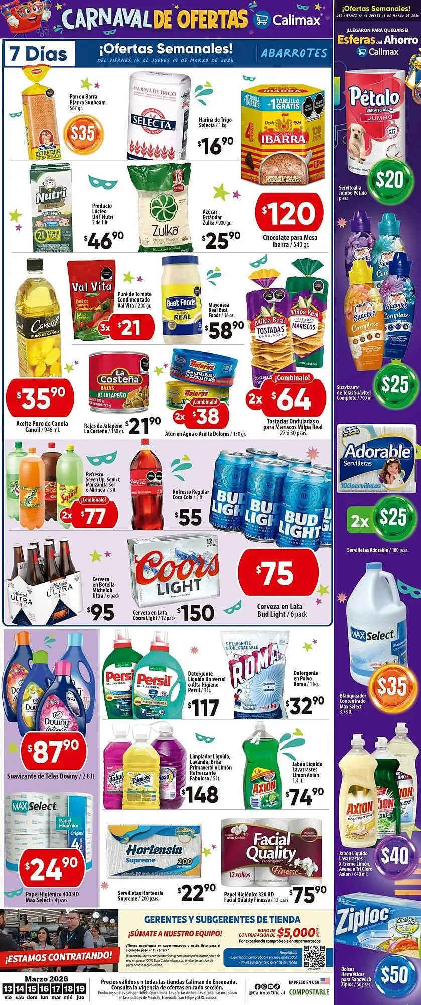 Catálogo de Folleto Calimax 13 de marzo al 17 de marzo 2026 - Pagina 6