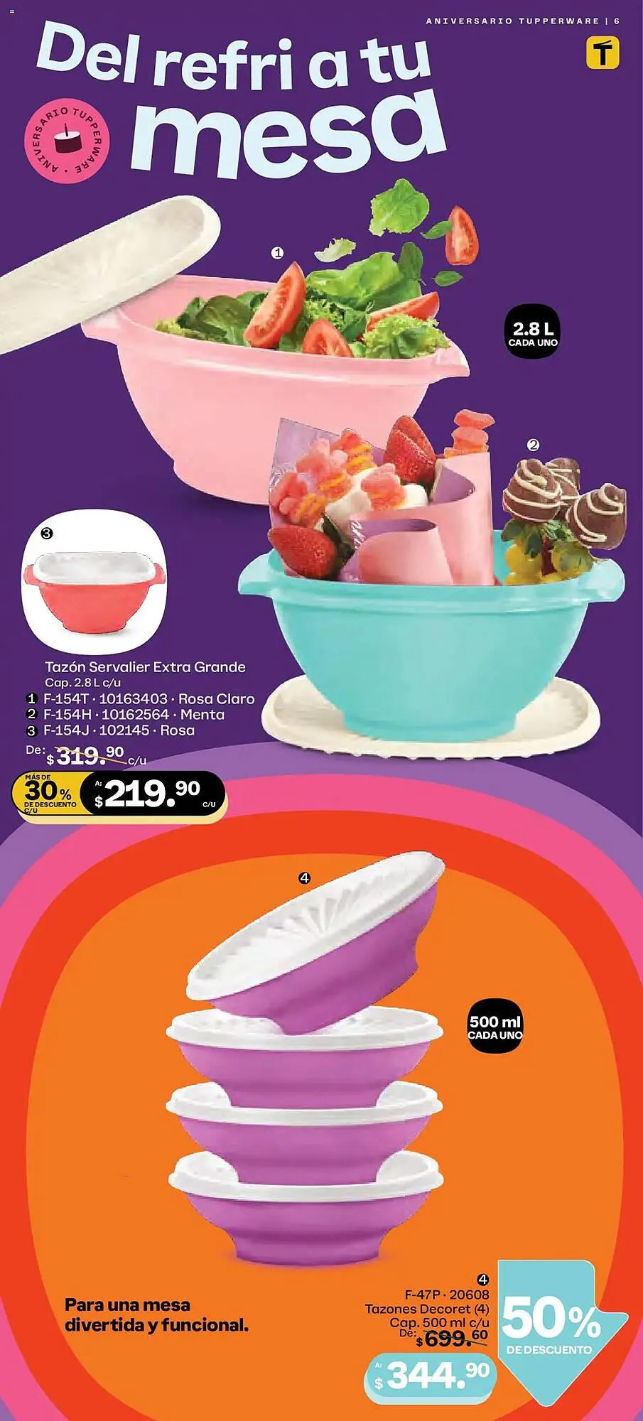 Catálogo de Catálogo Tupperware 21 de abril al 18 de mayo 2025 - Pagina 6