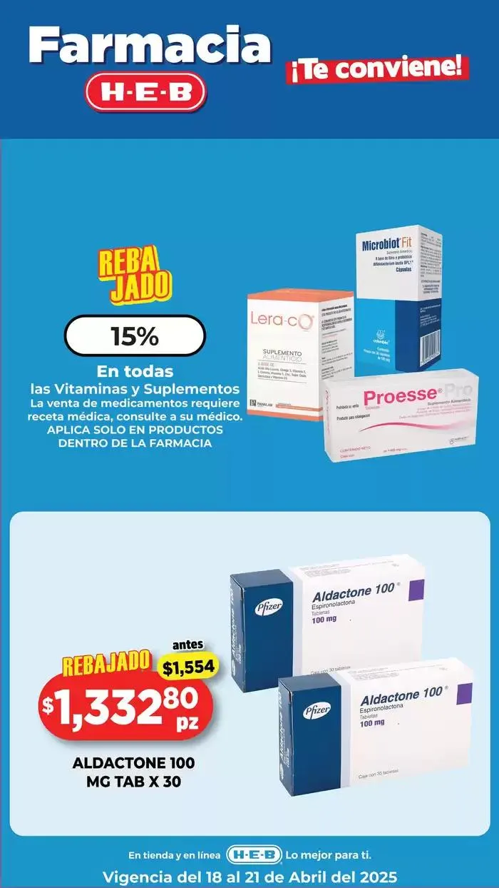 Catálogo de Ofertas HEB 18 de abril al 21 de abril 2025 - Pagina 20