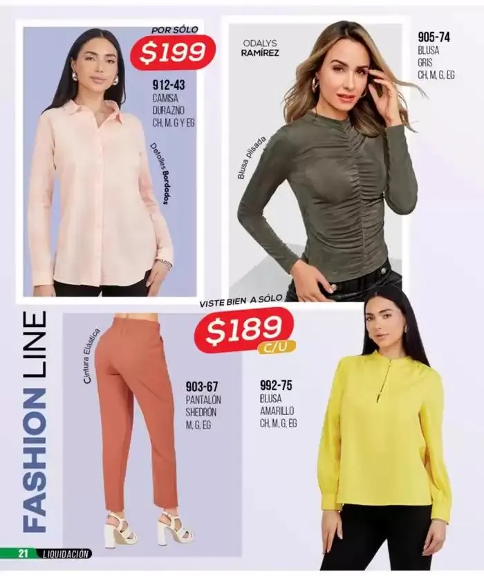 Catálogo de Catálogo Cklass Liquidación Ropa 2025 México 31 de marzo al 31 de agosto 2025 - Pagina 22