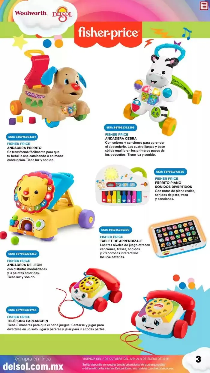 Catálogo de Castillo Del Juguete 7 de octubre al 6 de enero 2025 - Pagina 1