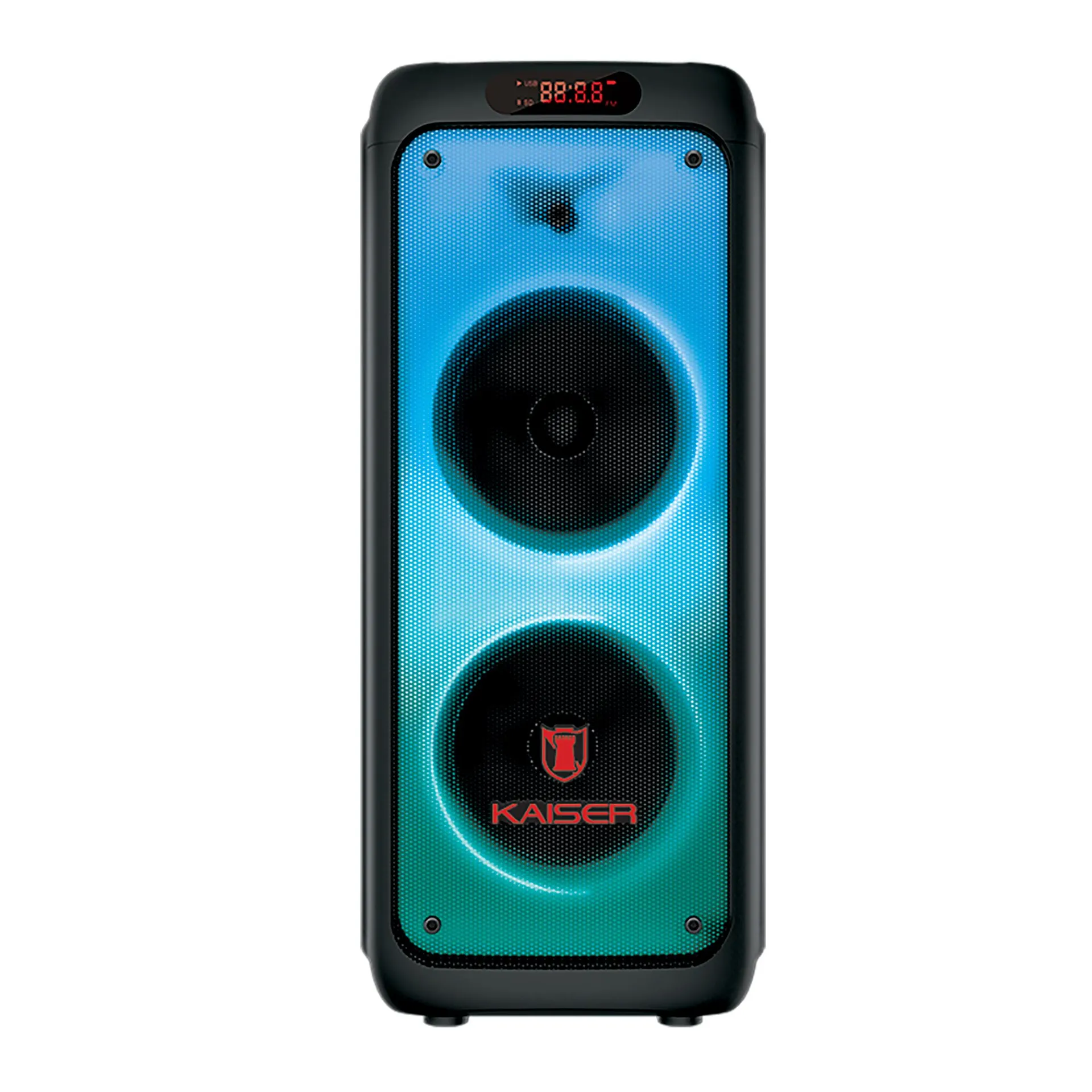 Bafle 2x10 Recargable 24,000 W PMPO con luz
