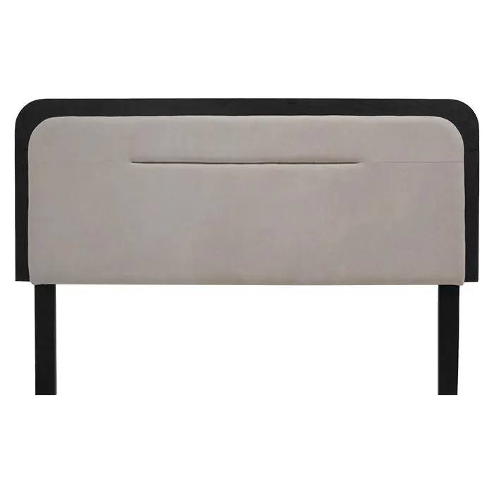 Cabecera King Tela Taupe Zanut