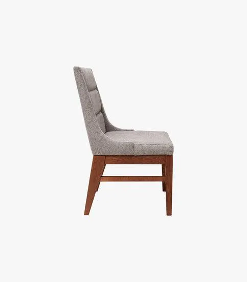 Silla Bourbon De Madera Tzalam Color Gris
