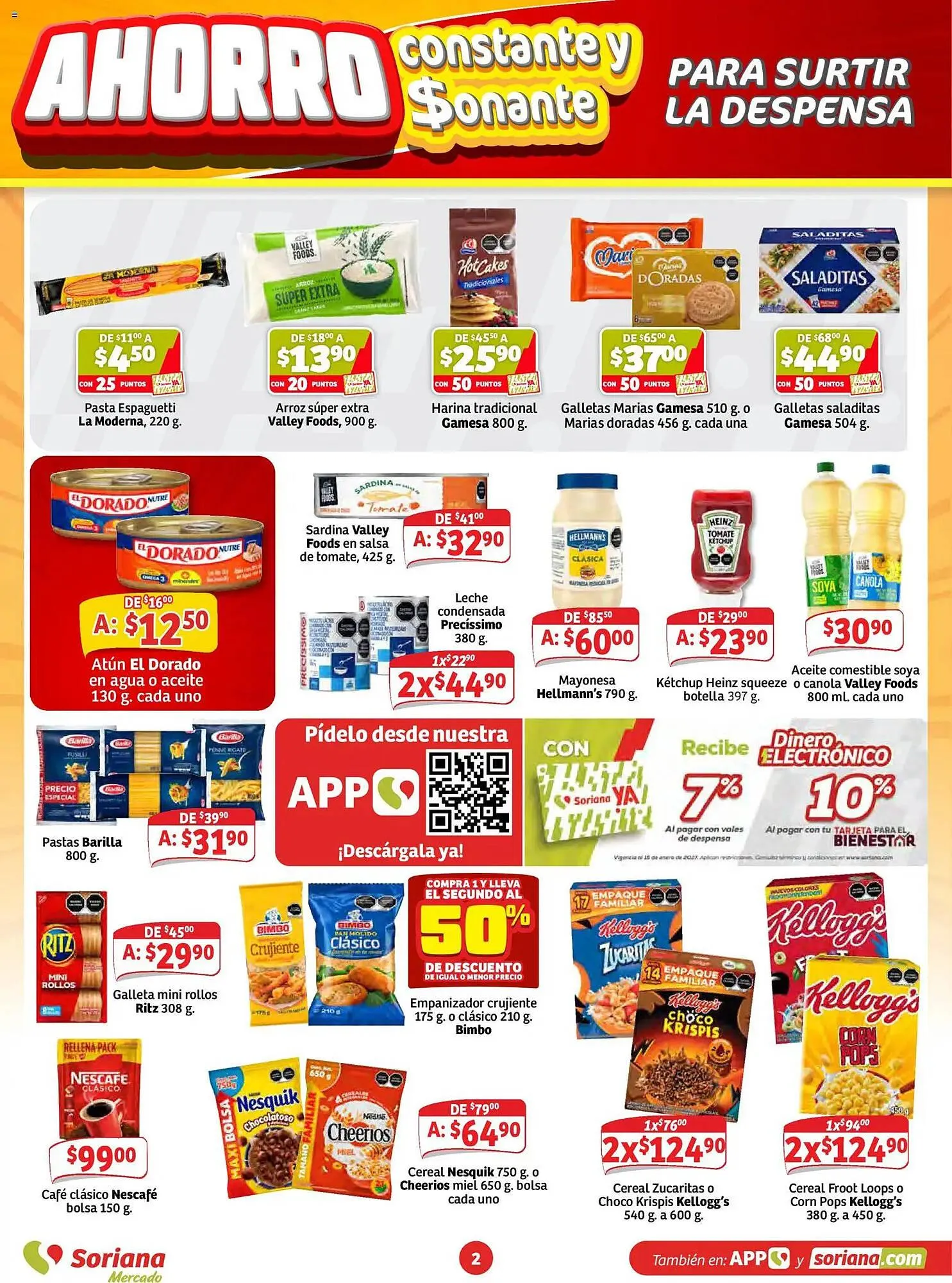 Catálogo de Folleto Soriana Mercado 12 de marzo al 25 de marzo 2026 - Pagina 2