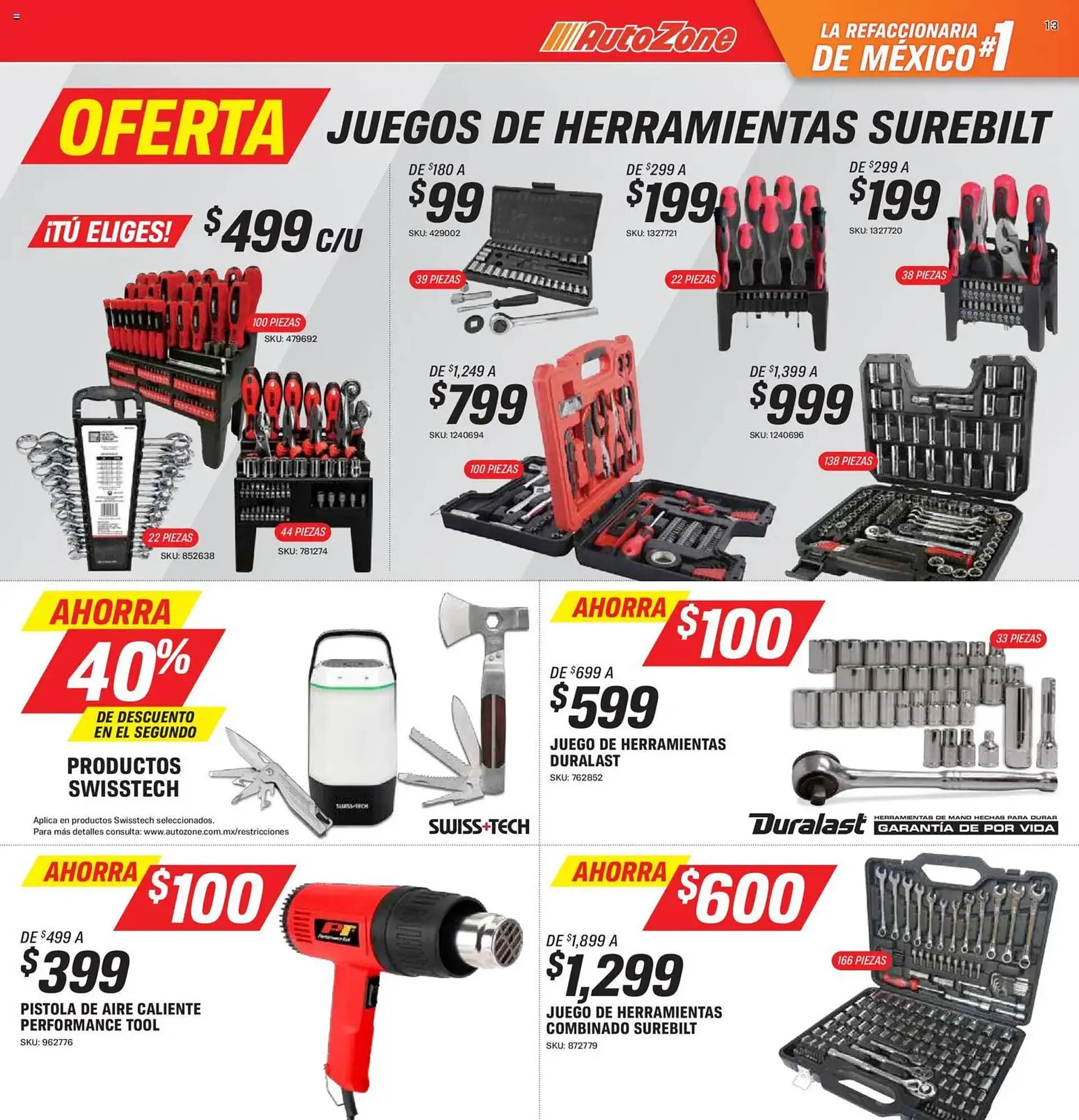 Catálogo de Catálogo AutoZone 8 de marzo al 12 de abril 2026 - Pagina 13